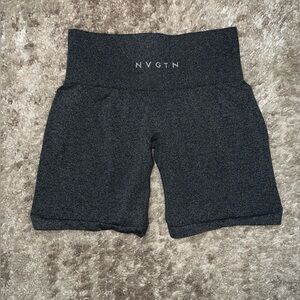 NVGTN Charcoal High-Waist Seamless Bike Shorts
